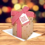 Carte De Voeux Signature En Forme De Cadeau - Draeger paris