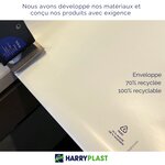 Kit emballage colis Vinted - lot de 10 enveloppes plastiques n°4 (41x32cm) + 10 pochettes porte-documents