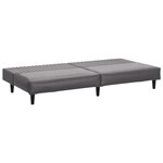 vidaXL Ensemble de canapés 2 Pièces gris similicuir