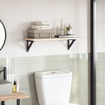 vidaXL Dessus de table 80x30x2 cm rectangulaire bois massif d'acacia