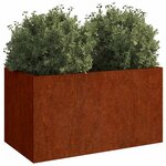 vidaXL Jardinière 62x40x39 cm acier corten