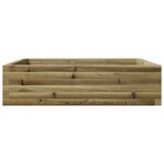 vidaXL Jardinière 90x90x23 cm bois de pin imprégné