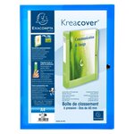 Boite De Classement À Pression Dos 40mm Polypropylène Chromaline 7/10e Krea Cover - Couleurs Assorties - X 5 - Exacompta