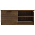 vidaXL Meuble TV 2 Pièces Chêne marron 80x35x36 5 cm Bois d'ingénierie