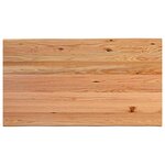 vidaXL Table à manger avec bord naturel 180x100x74cm bois massif chêne