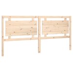 vidaXL Tête de lit 205 5x4x100 cm Bois massif de pin