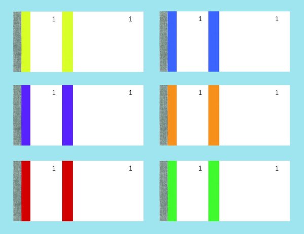 Lot de 10 Blocs vendeur Numérotés 1 à 100 Assortis ELVE