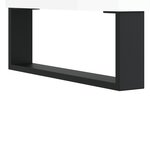 vidaXL Armoire de bain blanc brillant 58x33x60 cm bois d'ingénierie