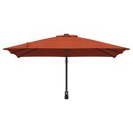 vidaXL Parasol de jardin mural terracotta 247 cm