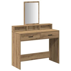 vidaXL Table de Toilette Chêne artisanal 100 x 41 x 140 cm