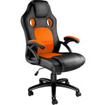 Tectake Chaise gamer TYSON - noir/orange