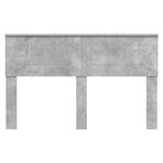 vidaXL Tête de lit Gris béton 160 cm Bois d'ingénierie