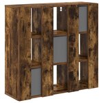 vidaXL Buffet Chêne fumé 73 5 x 24 x 69 5 cm