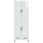 vidaXL Ensemble de Meubles 2 Pièces 66 x 34 5 x 95 cm Bois d'ingénierie