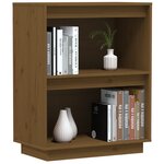 vidaXL Armoire console Marron miel 60x34x75 cm Bois de pin solide
