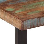 vidaXL Banc 160 cm bois de récupération massif et acier