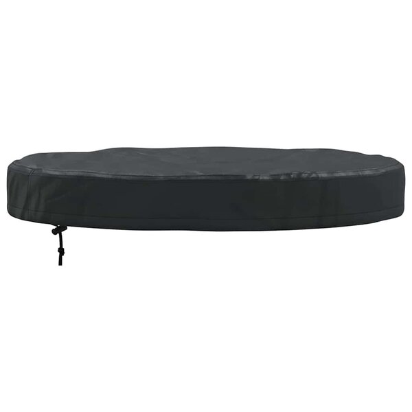 vidaXL Housse de Table Extérieure Noir 72 x 72 x 10 cm Tissu 210D