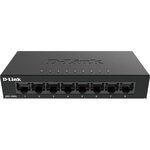 Switch 8 ports Gigabit - Métallique, connecteurs plastique - DLINK