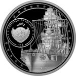 Pièce de monnaie en Argent 10 Dollars g 62.2 (2 oz) Millésime 2021 USS Arizona USS ARIZONA