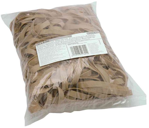 Elastiques  nature  150 x 10 mm  1.000 g MAPED