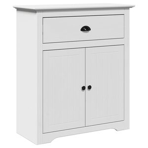 vidaXL Armoire de couloir BODO blanc 80x35x90 cm