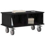 vidaXL Meuble TV Chêne noir 68 5 x 35 x 35 cm Bois d'ingénierie