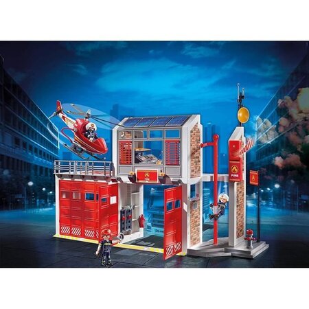 Caserne de pompiers Playmobil . Enfants 3 ans - Playmobil - 3 ans