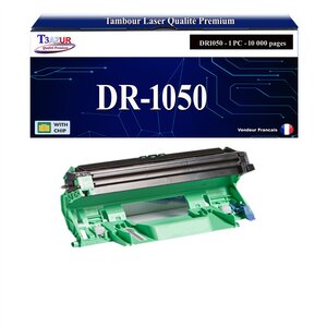 Kit Tambour compatible avec Brother DR1050 pour Brother HL1110 HL1112 HL1210W HL1212W - 10 000 pages - T3AZUR