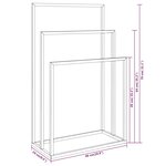 vidaXL Porte-serviettes sur pied Doré 48x24x79 cm Fer