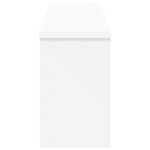 vidaXL Porte-manteau mural Blanc 75 x 16 x 26 cm Bois d'ingénierie