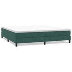 vidaXL Sommier à lattes de lit sans matelas vert foncé 200x220 cm