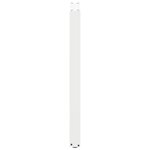vidaXL Pieds de table de bar en U 2 pièces blanc 50 x (100-101) cm acier