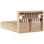 vidaXL Cadre de lit sans matelas 140x200 cm bois massif de pin