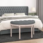 vidaXL Banc Gris foncé 81 5x41x49 cm Tissu
