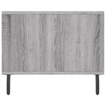 vidaXL Table basse sonoma gris 90x50x40 cm bois d'ingénierie