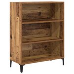 vidaXL Haut Armoire Bois Ancien 69 5 x 34 x 180 cm Bois d'ingénierie