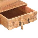 vidaXL Table basse 110 x 50 x 35 cm Bois d'acacia solide
