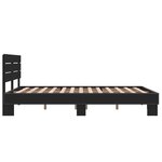 vidaXL Cadre de lit sans matelas noir 120x200 cm