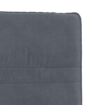 vidaXL Chaises à manger lot de 6 gris foncé velours