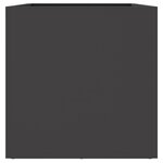 vidaXL Jardinière noir 62x30x29 cm acier