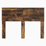 vidaXL Tête de lit Chêne fumé 120 cm Bois d'ingénierie