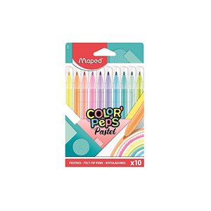 Maped Feutre COLOR'PEPS Pastel  étui carton de 10