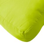 vidaXL Coussins de palette 2 Pièces vert vif tissu