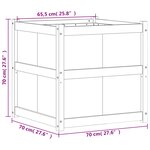 vidaXL Jardinière 70x70x70 cm bois massif de douglas