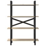 vidaXL Étagère Chêne Sonoma 100 x 33 5 x 140 cm Bois d'ingénierie