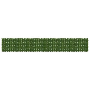 vidaXL Écran de balcon avec feuilles Vert 500 x 75 cm