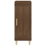 vidaXL Buffet Chêne marron 34 5x34x90 cm Bois d'ingénierie