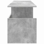 vidaXL Meuble TV Gris béton 102 x 35 x 45 cm Bois d'ingénierie