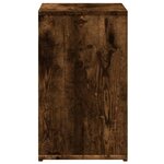 vidaXL Tables d'appoint 2 Pièces chêne fumé 50x30x50 cm bois d'ingénierie
