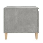 vidaXL Table basse Gris béton 100x50x45 cm Bois d'ingénierie